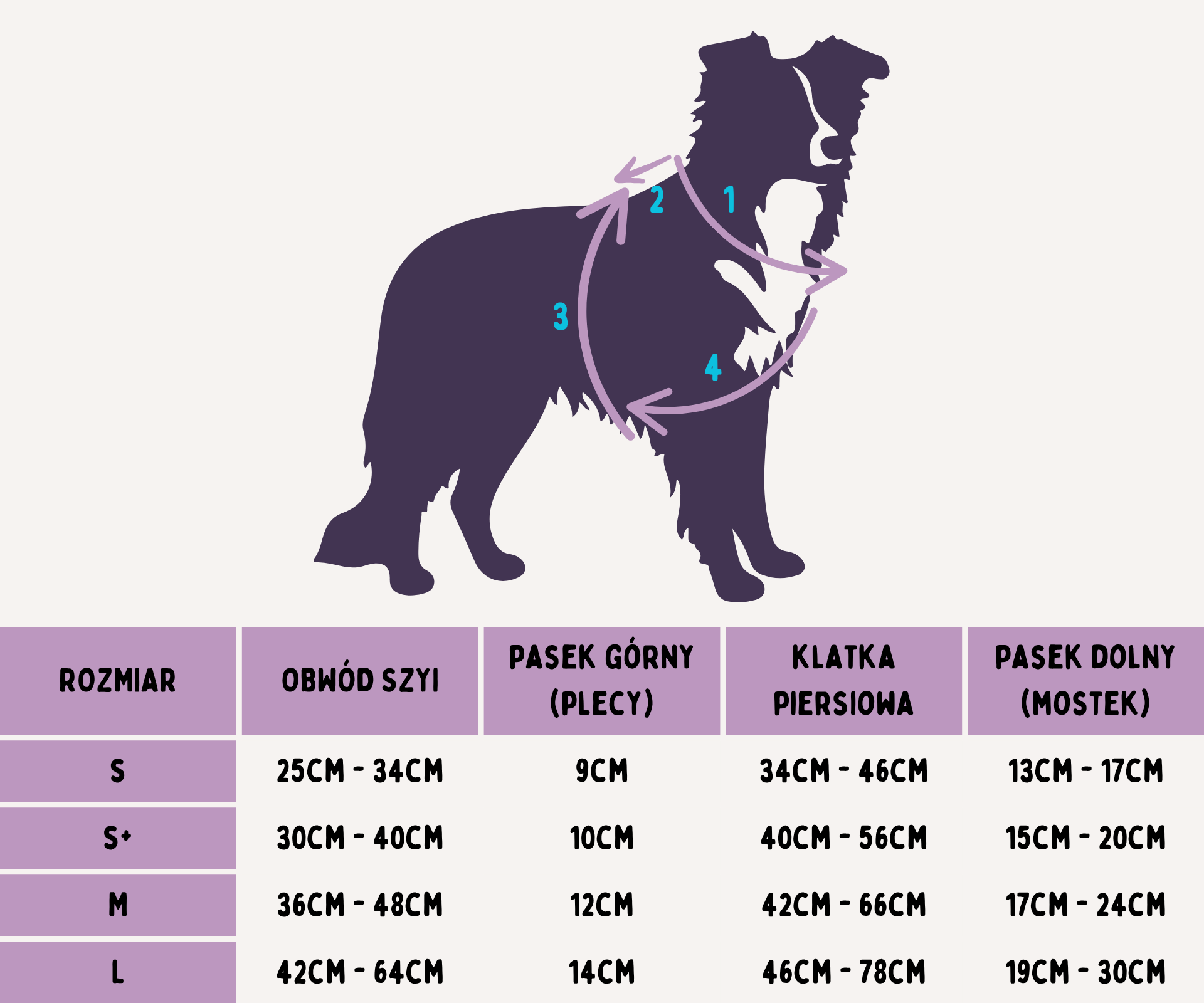 ROZMIAR szelki guard