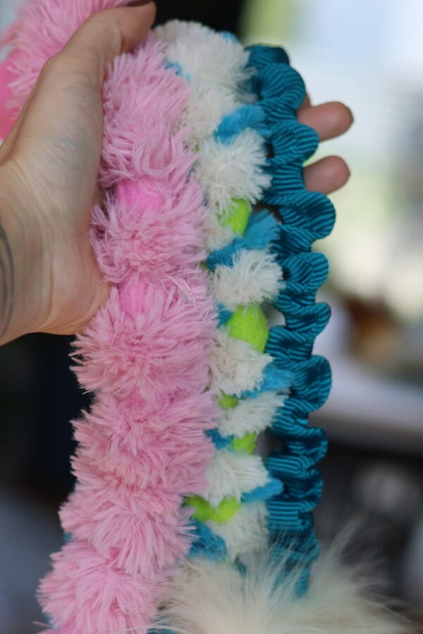 Szarpak shaggy/polar pleciony dla psa KREATOR